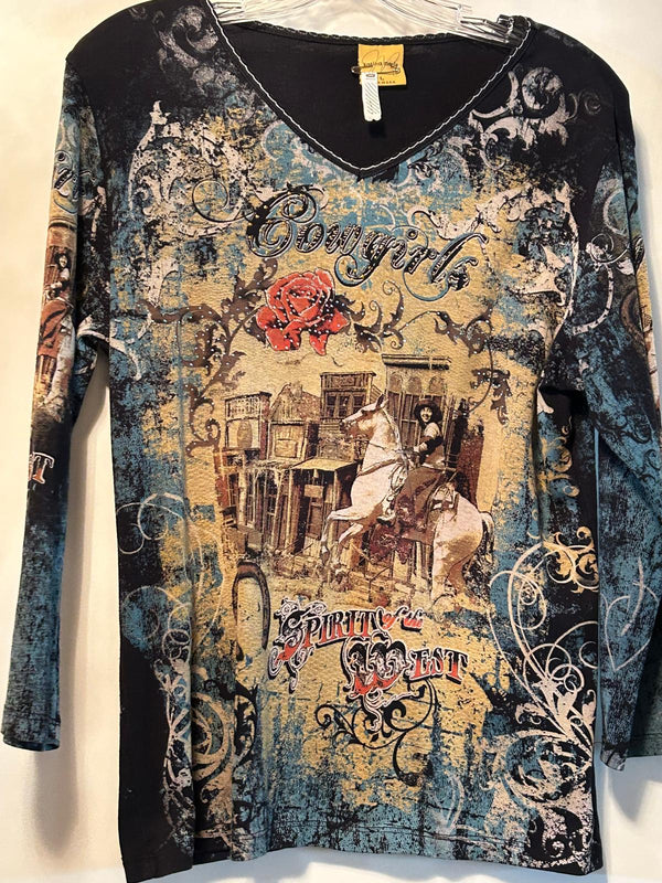 Long Sleeve V - neck